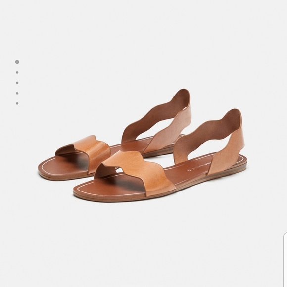 zara basic sandals